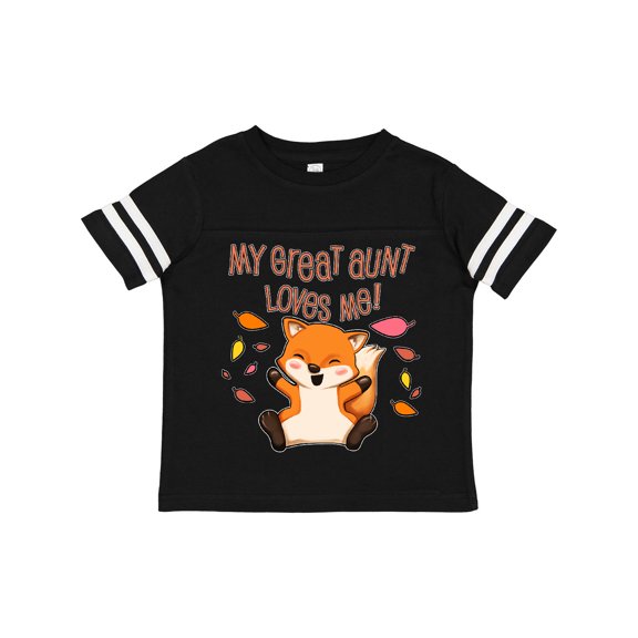 Inktastic My Great Aunt Loves Me- Cute Baby Fox Boys or Girls Toddler T-Shirt