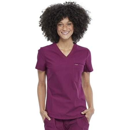 

Cherokee Form Women s Scrubs Top Tuckable V-Neck CK819
