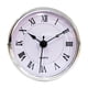 thumbnail image 1 of Reloj de pared Silencioso Redondo Retro 80 mm con borde plateado Sunnimix Inserto de reloj, 1 of 7