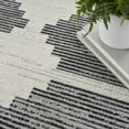 thumbnail image 6 of Nourison Modern Passion 5'3" x 7'3" Ivory/Grey Mid-Century Modern Indoor Rug, 6 of 8