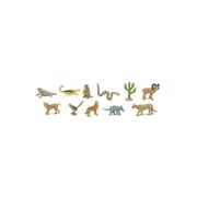 Safari Ltd. Desert TOOB - Figurines of Horned Lizard, Cactus, Road Runner, Scorpion, Rattlesnake, Coyote, Bobcat, Armadillo, Mountain Lion - Educational Toy Figures For Boys, Girls & Kids Ages 3+