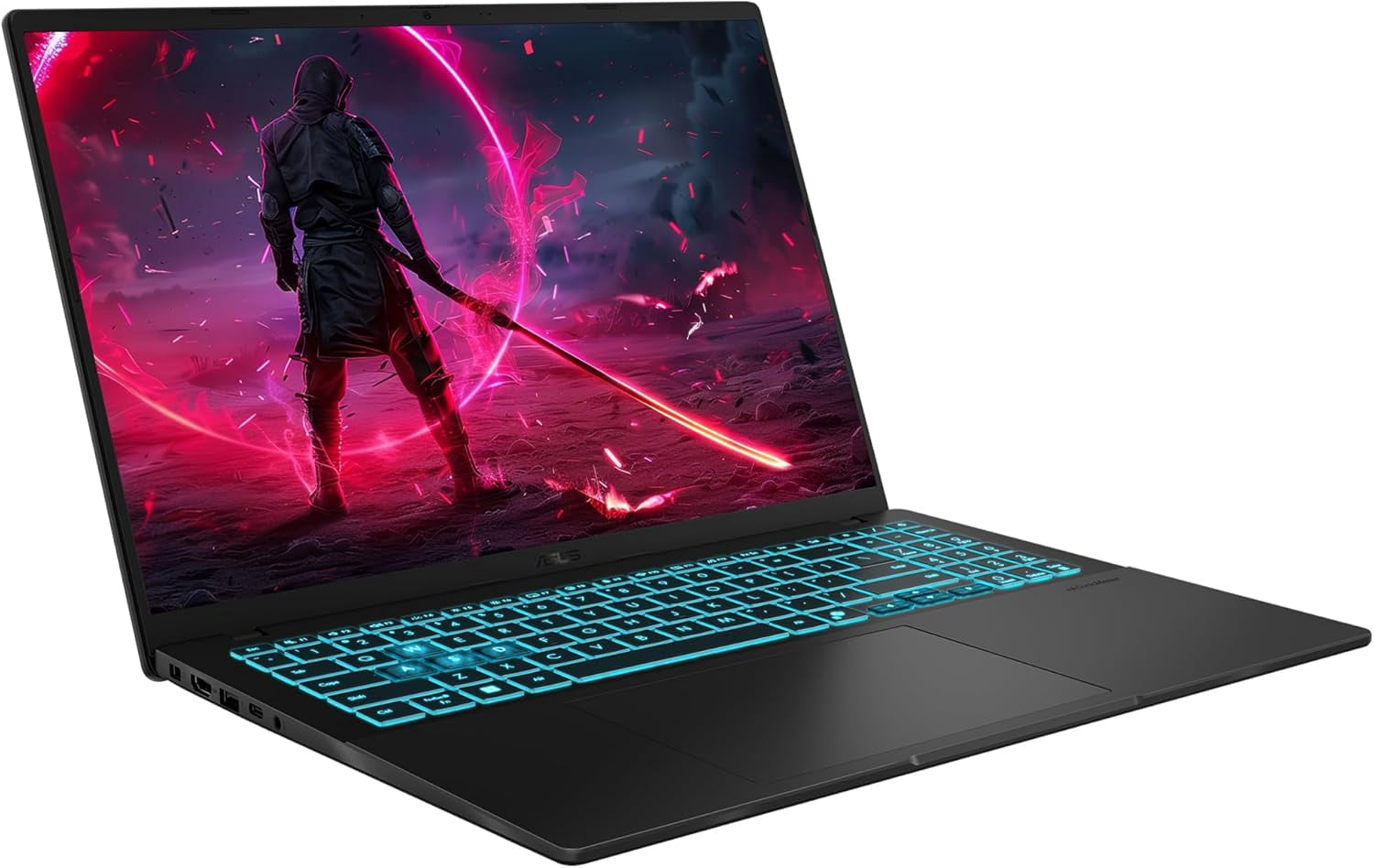 Asus Vivobook V16 Gaming Laptop, Intel 7-240H, 64 GB DDR5 RAM, 4 TB PCIe SSD, 16" WUXGA (1920x1200) 144Hz Display, NVIDIA G-Force RTX 5070 , Backlit Chiclet Keyboard, W11 Pro, Black + Traix MousePad