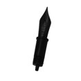 thumbnail image 1 of Pluma Monteverde USA #6 JoWo de acero inoxidable (negro), fina, 1 of 2