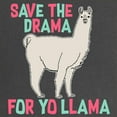 thumbnail image 2 of CafePress - Save The Drama For Yo Llama Maternity Dark T Shirt - Maternity Dark T-Shirt, 2 of 3