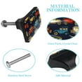 thumbnail image 3 of 4 Packs Retro Cars Crystal Glass Cabinet Knobs Drawer Handles for Kitchen Cabinets Dresser Cupboard Wardrobe Pulls Handles, 3 of 7