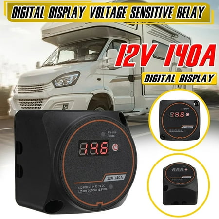 Lutabuo 12V 140A Split Charge Relay Dual Battery Isolator Relays for