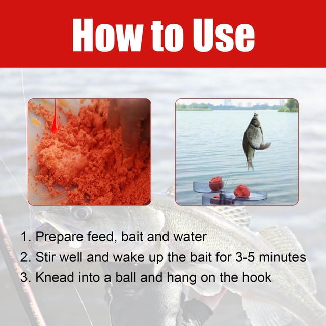 VONKY Poisson Concentré Parfum de Ver Rouge pour Poisson Chat Truite Crucian style A