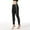 Black, variant on SwiftWear Women's Color Block Leggings | High Waist Mesh Panels Yoga Pants | Quick-Wicking Plus Size Workout Bottoms for Gym & Running