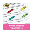 thumbnail image 4 of Post-it Arrow Message 0.5" Page Flags w Per Dispensers, "Sign Here", Asst Primary, 30 Flags Dispenser, 4 Dispensers Per Pack, 4 of 8