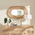 thumbnail image 3 of Modway Sovana Oval Rattan Wall Mirror, 3 of 8