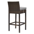 thumbnail image 6 of Modway Conduit Outdoor Patio Wicker Rattan Bar Stool in Brown Mocha, 6 of 11