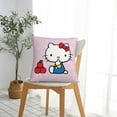 thumbnail image 5 of Hello Kitty Throw Pillow Cover Decoration Pillow Case Cushion for Home Sofa Couch 18"x18", 5 of 7