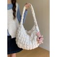 thumbnail image 2 of CGCBAG Bolso cruzado de moda coreana para mujer, bolso de hombro informal con gran capacidad, bolso de mano de diseñador estético sólido simple para mujer, 2 of 4