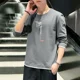 thumbnail image 3 of Sudaderas Cuello Redondo Capa Base Unicolor Hombre Jerseys Camiseta Lisa para Hombre Divertida Ropa de Calle Social Original Manga Larga Completa, 3 of 5