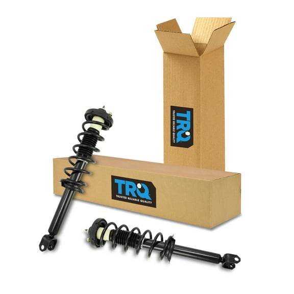 TRQ Rear Loaded Quick Complete Shock Strut Spring Assembly Pair for Acura TSX SCA72929