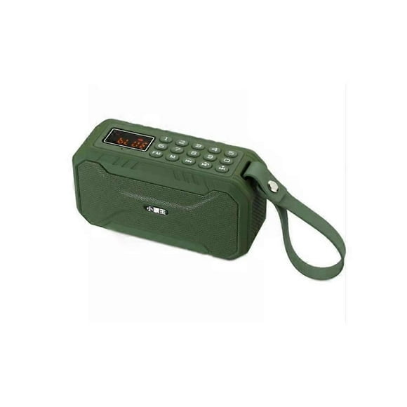 D100 Large Volume Radio Waterproof Outdoor Charging Bluetooth Card USB Stick Old Man Singing Radio Green