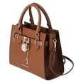 thumbnail image 5 of Michael Kors 35T1Ghms1L Small Hamilton Satchel Bag In Luggage, 5 of 7