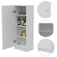 thumbnail image 3 of TUHOME Belleria Pantry Engineered Wood Pantries in  White, 3 of 6