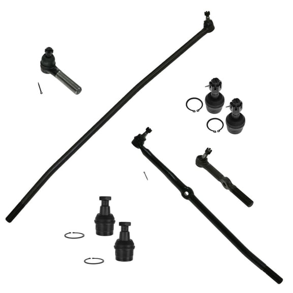 TRQ 8 Piece Kit Tie Rod Ball Joint for 94-97 Ram 2500 3500 Pickup Truck New PSA59476 Fits select: 1994-1997 DODGE RAM 2500, 1994-1997 DODGE RAM 3500