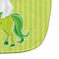 thumbnail image 3 of Caroline's Treasures Baby Bib, Unicorn, Green, 3 of 3