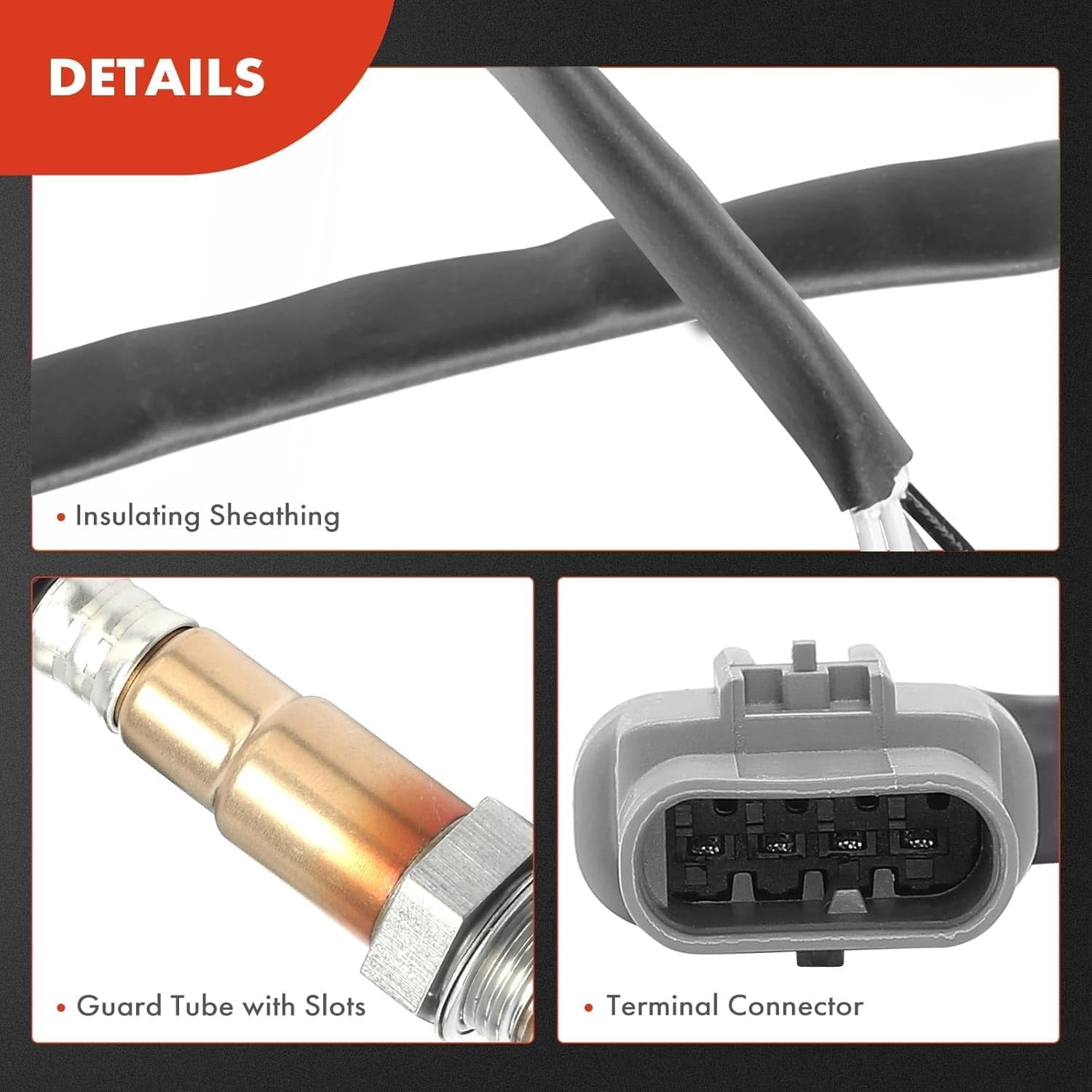 A-Premium O2 Oxygen Sensor Compatible with Chevrolet Equinox 2018-2021, Malibu 2016-2021, Cruze 2016-2019, Trax 2021-2021, Spark, Volt, Trailblazer & GMC Terrain & Buick Encore, Encore GX, 2-PC Set