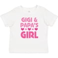 thumbnail image 3 of Inktastic Gigi and Papa Girl Cute Granddaughter Girls Baby T-Shirt, 3 of 5