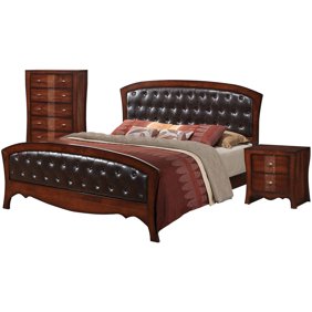 Pulaski Rhianna Bedroom Set In Brown Finish 788 Br K5
