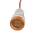 thumbnail image 4 of Lefu Digital Ammeter Voltmeter Voltage Current Meter AC 50-500V 0-100A LED Round, 4 of 9