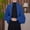 #0114-Blue, variant on Women's Classic Plain Elegant Shawl Wraps Soft Open Front Poncho Sweater for Spring Fall Winter