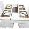 thumbnail image 4 of Ryvnso Placemats Set of 4 House on Truck Dining Mats Heat-Resistant Non-Slip Washable Table Mat, 4 of 8