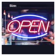 thumbnail image 3 of Letrero De Neón Open Luz Brillo Ajustable Alimentado Por USB Para Negocios Fiestas Salones Cafeterías, Decoración De Pared Del Hotel, 42cm×23cm, 3 of 5
