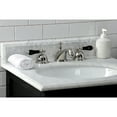 thumbnail image 2 of Kingston Brass KS3966PKL Duchess Widespread Bathroom Faucet with Brass Pop-Up, Polished Nickel, 2 of 8