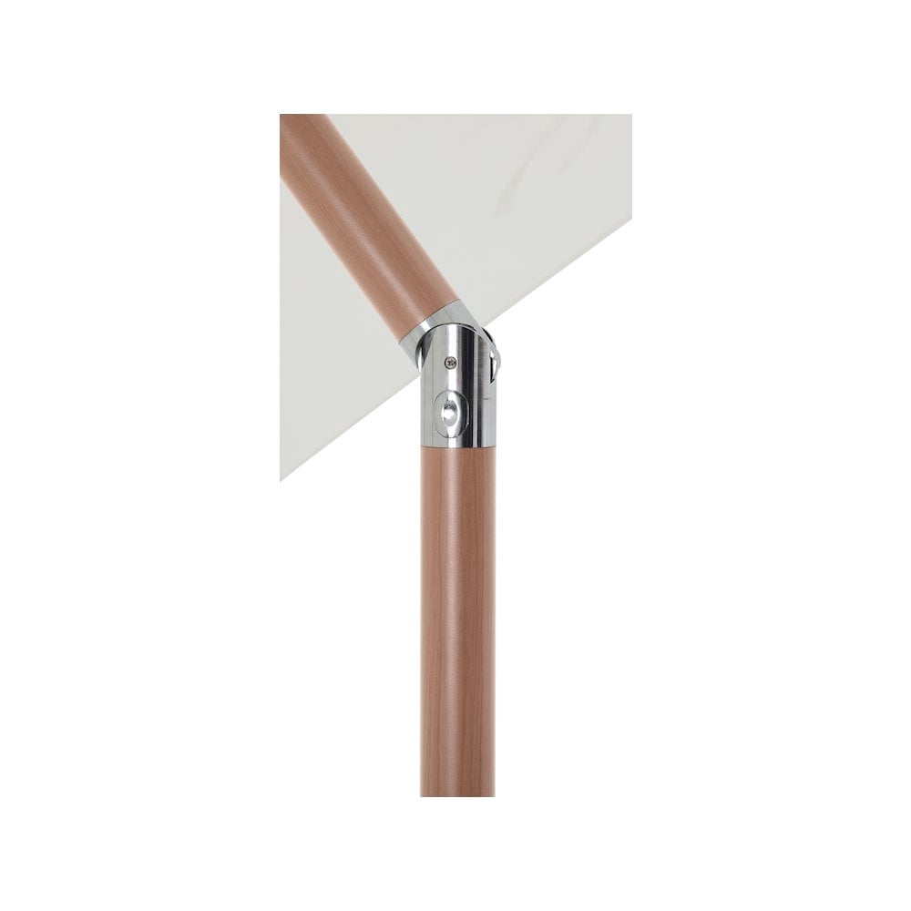 Meridian Furniture Amalfi White Polyester Patio Umbrella