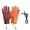 Orange, variant on USB Rechargeable Heated Gloves for Winter, Thermal Outdoor Sports Gloves with Touchscreen, Waterproof Anti-Slip Skiing and Riding Gloves, Electric Warming Gloves for Cold Weather Black
