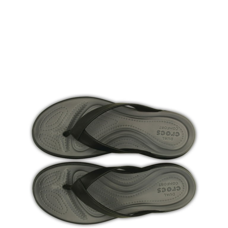 Crocs capri v sequin casual deals lightweight beach flip flop