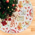 thumbnail image 5 of FMSHPON Valentine's Day Romantic Love Hearts Gifts Letter Xmas Christmas Tree Skirt Stand Mat for Holiday Party Decoration Indoor Outdoor 36 inches, 5 of 6