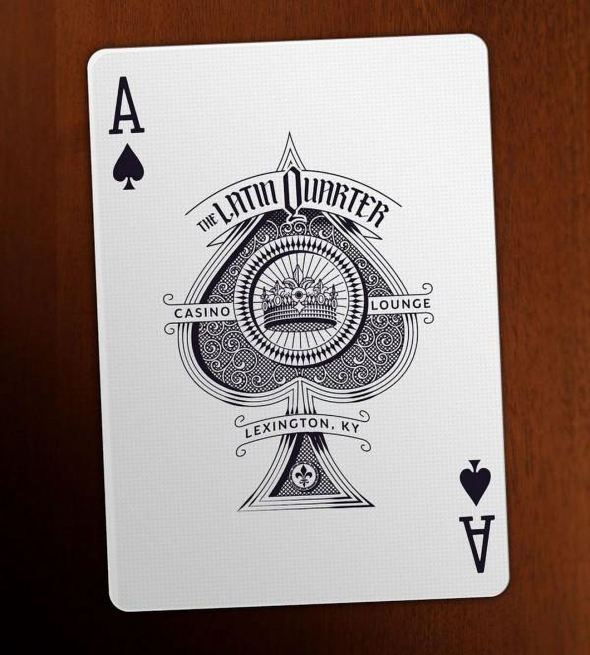 Latin Quarter Signature Edition Black Playing Cards by McClure and Stark
