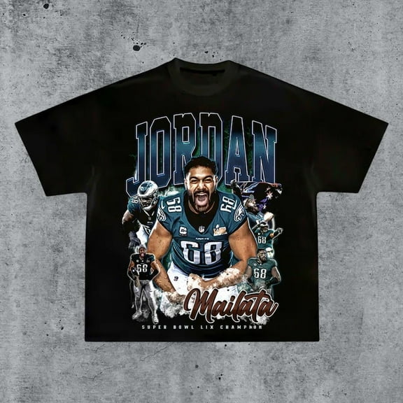 Vintage 90s Jordan Mailata Shirt Retro Classic Graphic Tee Bootleg Bestseller Unisex Sport Gift