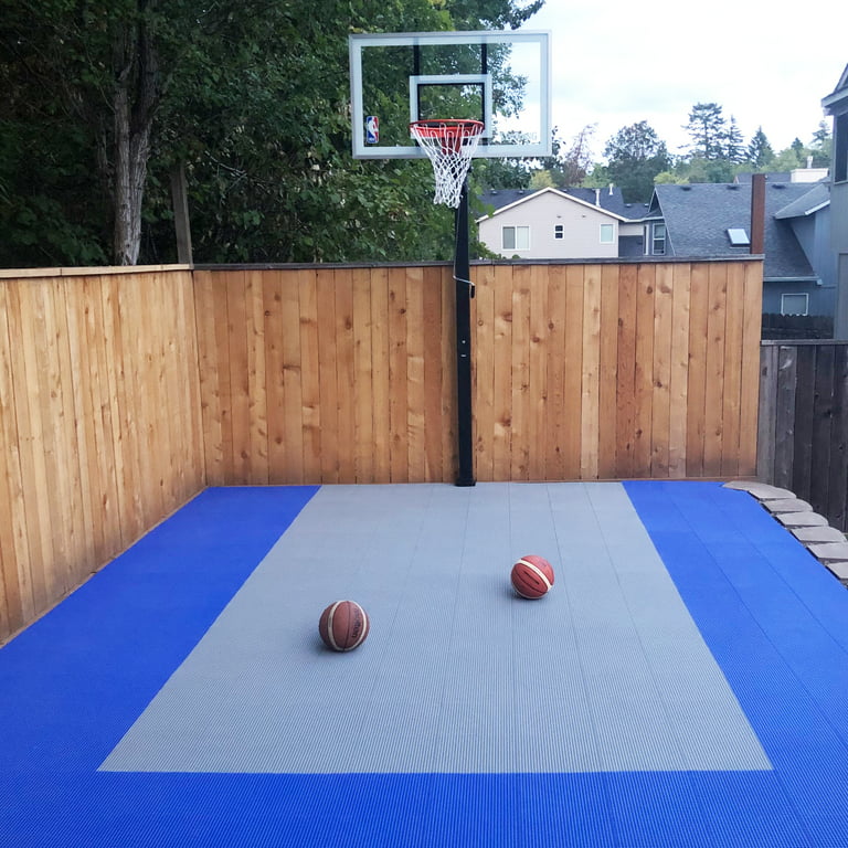 Backyard Courts  Outdoor Basketball Court Tiles » Mateflex