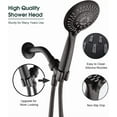 thumbnail image 3 of 9 Spray Settings Handheld Shower Head Set with Water Flow Control Valve, Oil-Rubbed Bronze, 3 of 8