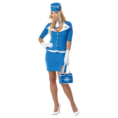 Adult Retroc Stewardess Costume California Costumes