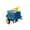 Blue Brewster, variant on 12V Ride on Train Trackless Carriage, Train Carriage with Removable Storage Chair, Rubber Wheels for Boys Girls -Blue