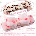 thumbnail image 5 of ZOUYUE 8 Pack Spa Headband for Women, Facial Makeup Headband Soft Coral Fleece Cosmetic Headband for Women Girls Bow Hair Band Head Wraps for Washing Face Mask Spa Shower Gifts, 5 of 7