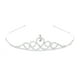 thumbnail image 1 of Tiara de cristal para novia / Horquillas para el cabello / Diadema / Lazo para el cabello (Plateado), 1 of 7