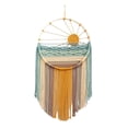 thumbnail image 2 of Boho Sun Macrame Wall Hanging, 60cm Hand-Woven Cotton Tapestry for Bedroom, Living Room & Apartment Decor, 2 of 9