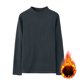 thumbnail image 1 of pstuiky Camisas suaves de manga larga para hombre, Suéter de punto cálido de color sólido de moda informal para hombre, manga larga, top redondo Tops de talla grande para hombre s, 1 of 6