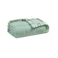 thumbnail image 6 of Madison Park Windom Full/Queen Microfiber Down Alternative Stain Resistant Blanket - Seafoam, 6 of 10