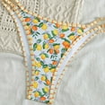 thumbnail image 6 of PFRNLF Womens Triangle Bikini Floral String Bikini Set Two Piece Swimsuit Bathing Suits, 6 of 9