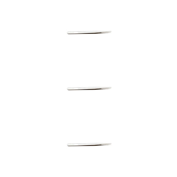 Vogacara Pinzas para pestañas de acero inoxidable, punta antiestática de alta precisión, pinza para cejas, suministros para pestañas para Type1 NO1