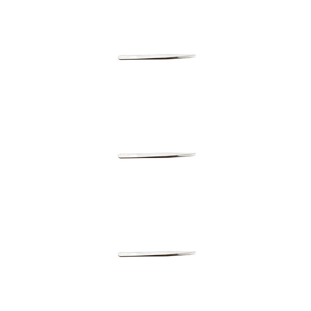 Soidarity Pinzas para pestañas, pinzas para cejas curvadas antiestáticas de acero inoxidable, multiusos, flexibles, resistentes al desgaste, suministros Type1 NO1 Soidarity CBP367194